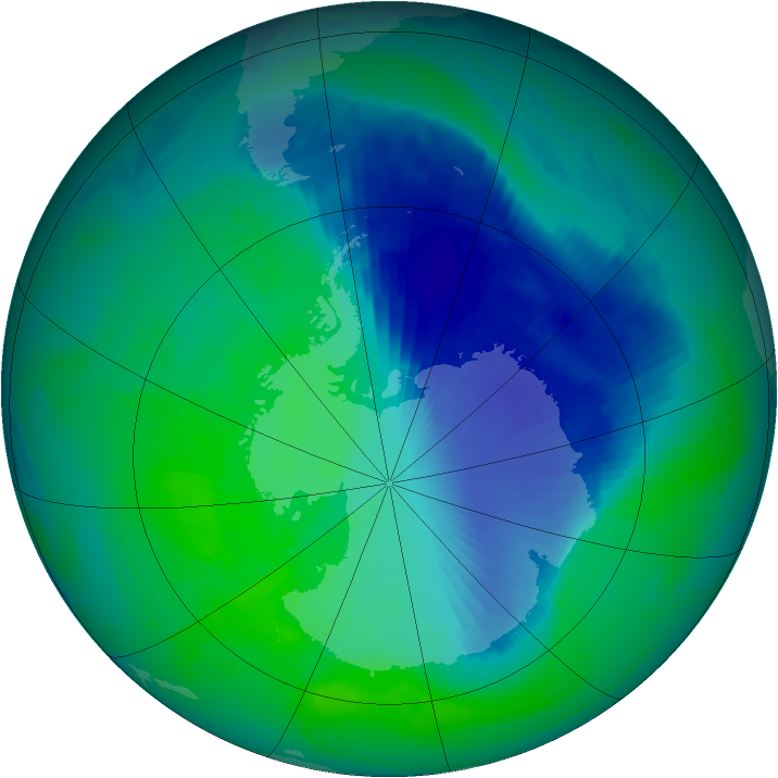 Ozone Map 1999-12-06
